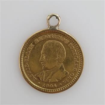 1904 Lewis & Clark Exposition Classic Gold Commemorative One Dollar Coin