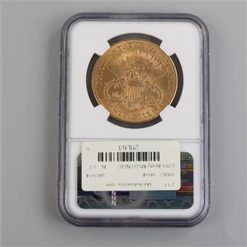 1904 MS63 US Liberty Head Gold $20 NGC Graded