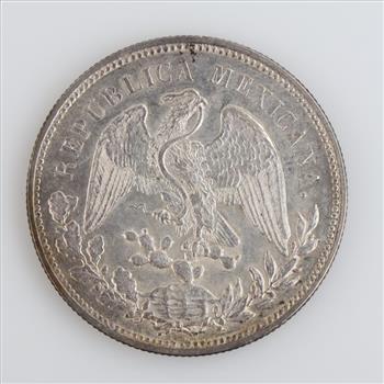 1908 Mexican Silver 1 Peso