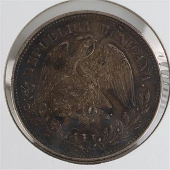 1909 Mexican Silver 1 Peso