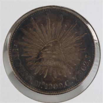 1909 Mexican Silver 1 Peso