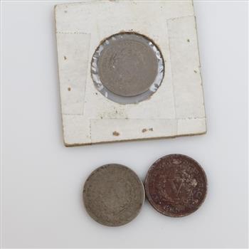 1911 & 1903 Liberty Head Nickel, 3 Pieces