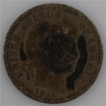 1913 US Barber Silver Dime