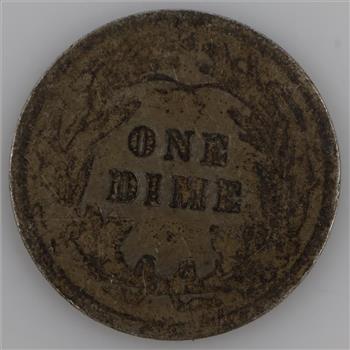 1913 US Barber Silver Dime