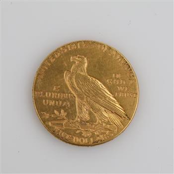 1913-S Indian Head Gold $5 Half Eagle
