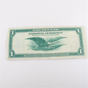 1914 Federal Reserve Bank Note One Dollar New York