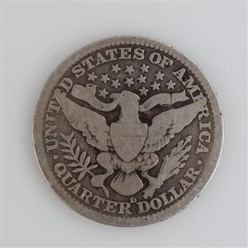 1914-D Barber Silver Quarter
