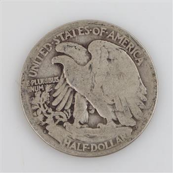 1918-S Walking Liberty Silver Half Dollar
