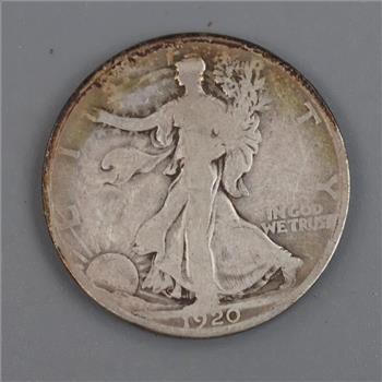 1920 Walking Liberty Silver Half Dollar