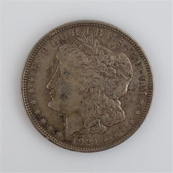 1921- D Morgan Silver Dollar