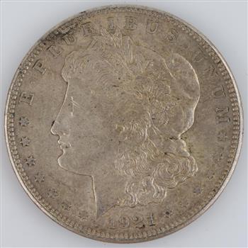1921-D US Morgan Silver Dollar