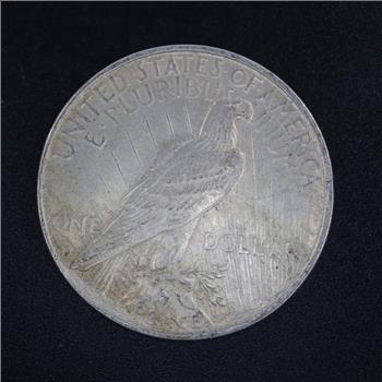 1922- D  Peace Silver Dollar