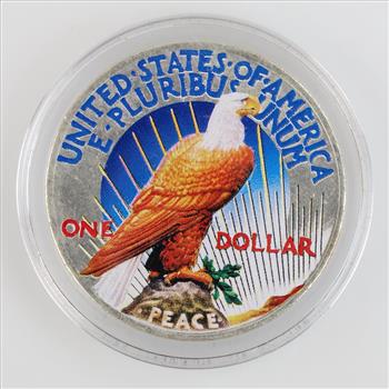 1922 Peace Colorized Fine Silver Dollar
