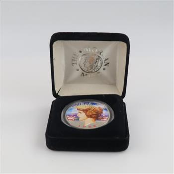 1922 Peace Colorized Fine Silver Dollar