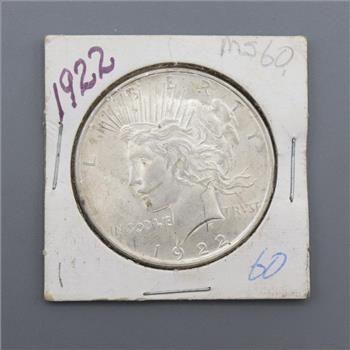 1922 Peace Silver Dollar