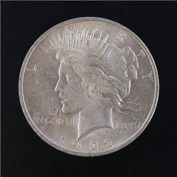 1922 Peace Silver Dollar