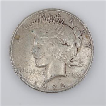 1922 Peace Silver Dollar