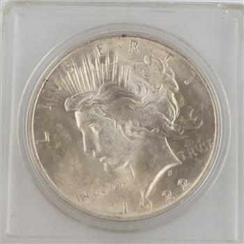 1922 US Peace Silver Dollar