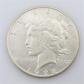 1922-S Peace Silver Dollar