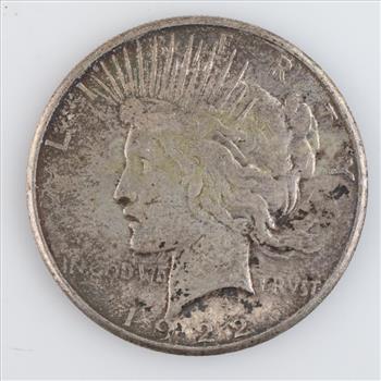 1922-S US Peace Silver Dollar