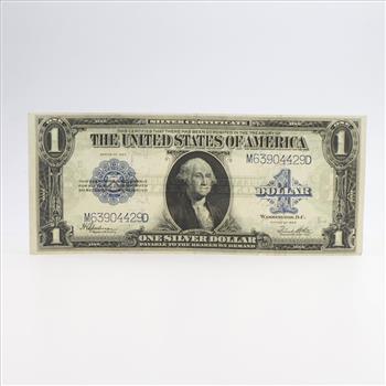 1923 Silver Certificate One Dollar Horse Blanket