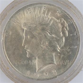 1923 US Peace Silver Dollar
