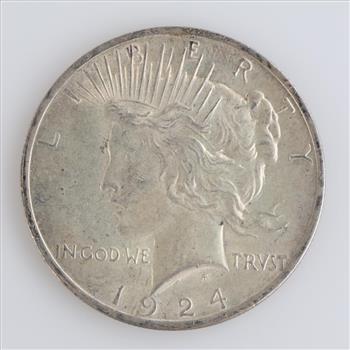 1924 Peace Silver Dollar