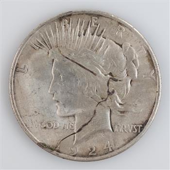 1924 Peace Silver Dollar