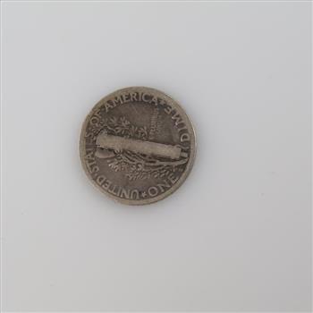 1925-S US Silver Mercury Dime