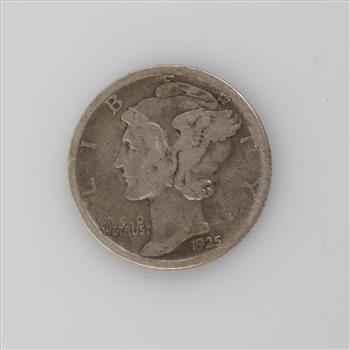 1925-S US Silver Mercury Dime