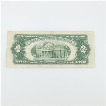 1928-G US Note 2 Dollar Bill