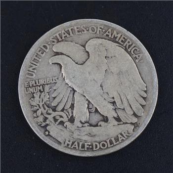 1929-S Walking Liberty Silver Half Dollar
