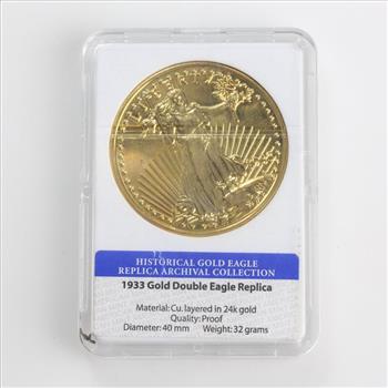 1933 Gold Double Eagle Replica