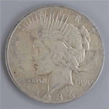 1934- D Peace Silver Dollar