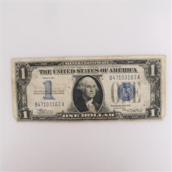 1934 US Silver Certificate Blue Seal 