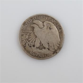 1934 US Walking Liberty Silver Half Dollar