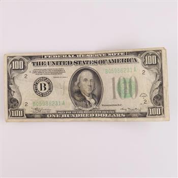 1934-A US Federal Reserve $100 Note
