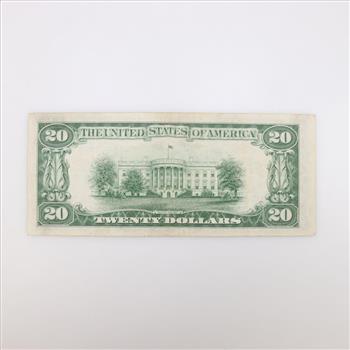 1934-A US Note $20 Dollar Bill