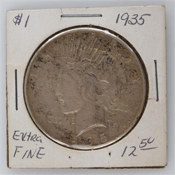 1935 Peace Silver Dollar