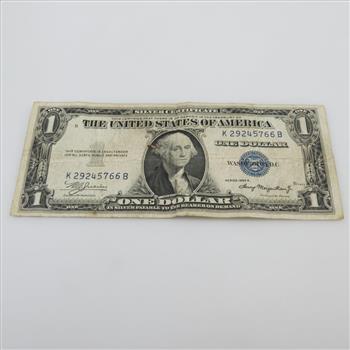 1935-A US Silver Certificate 1 Dollar