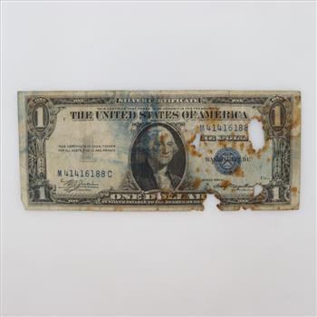 1935-A US Silver Certificate One Dollar