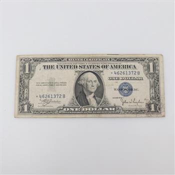 1935-C One Dollar Star Note Silver Certificate