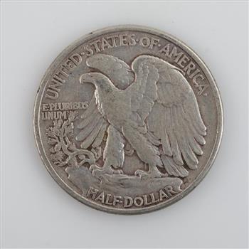 1942 US Walking Liberty Silver Half Dollar
