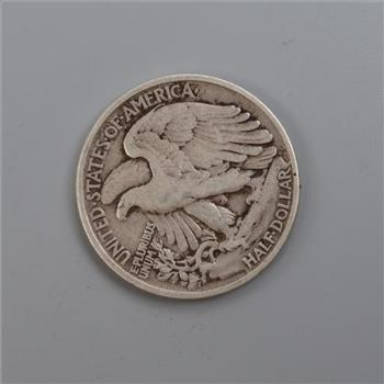 1942 Walking Liberty Silver Half Dollar