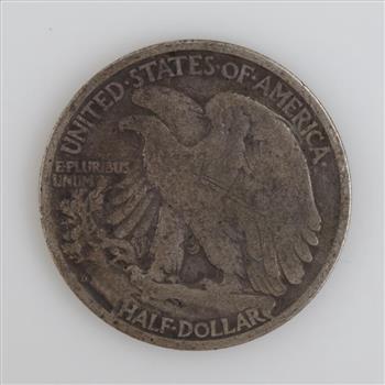 1942-D Walking Liberty Silver Half Dollar