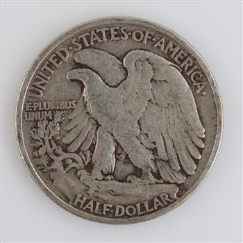 1943 US Walking Liberty Silver Half Dollar