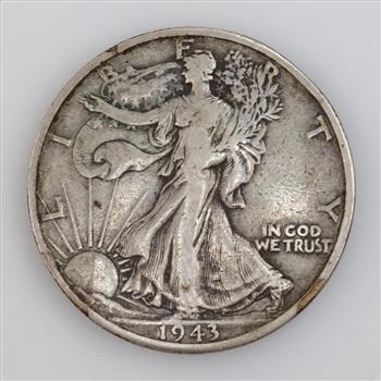 1943-D Walking Liberty Silver Half Dollar