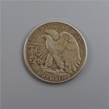 1944 US Walking Liberty Silver Half Dollar