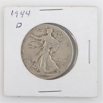 1944-D Walking Liberty Silver Half Dollar