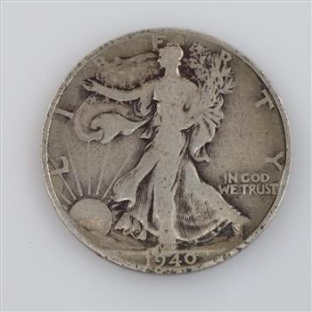 1944-S US Walking Liberty Silver Half Dollar